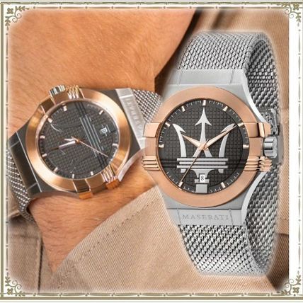 Maserati Potenza Quartz Grey Dial Silver Mesh Bracelet Watch For Men - R8853108007 Buy Now By Maserati