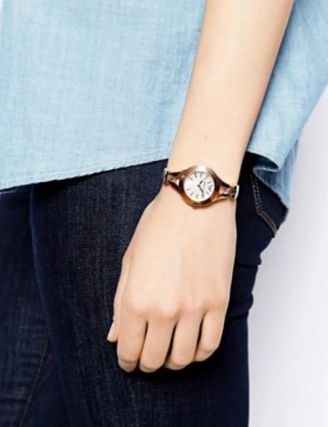 Emporio Armani Chiara Analog White Dial Rose Gold Steel Strap Watch For Women - AR7329 Buy Now By Emporio Armani