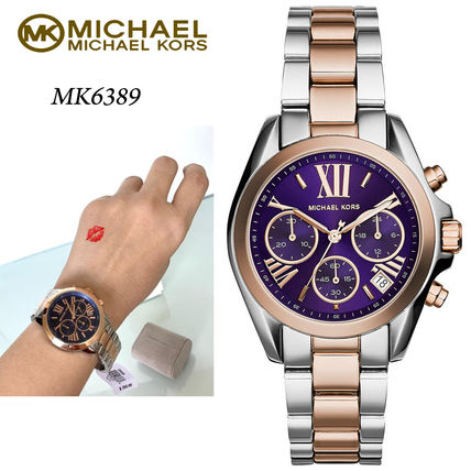 Michael Kors Bradshaw Chronograph Blue Dial Two Tone Steel Strap Watch For Women - MK6389 Buy Now By Michael Kors