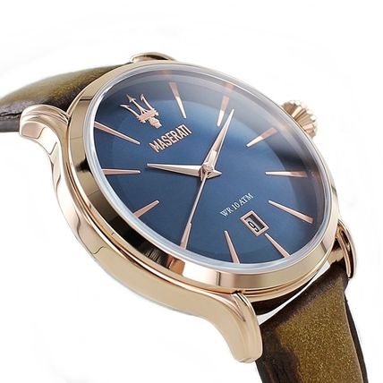 Maserati Epoca Blue Dial Brown Leather Strap Watch For Men - R8851118001 Buy Now By Maserati