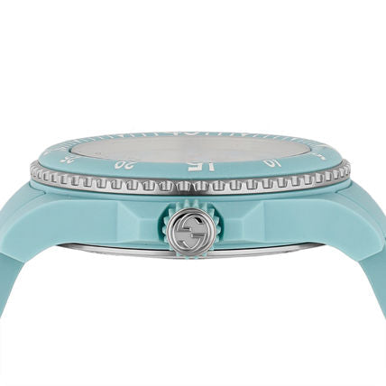 Gucci Dive Automatic Green Dial Green Rubber Strap Unisex Watch - YA136344 Buy Now By Gucci