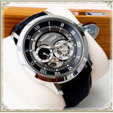 Bulova BVA Classic Automatic Silver Dial Black Leather Strap Watch for Men - 96A135 Buy Now By Bulova