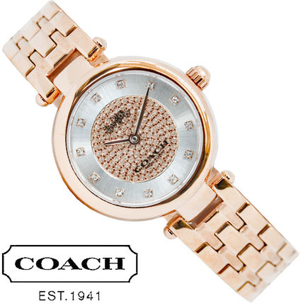 Coach Park Silver Dial Rose Gold Steel Strap Watch for Women - 14503736 Buy Now By Coach