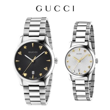 Gucci G Timeless Black Dial Silver Steel Strap Watch For Women - YA1264029A Buy Now By Gucci