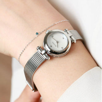 Gucci Diamantissima Diamonds Mother of Pearl Dial Silver Mesh Bracelet Watch for Women - YA141512 Buy Now By Gucci