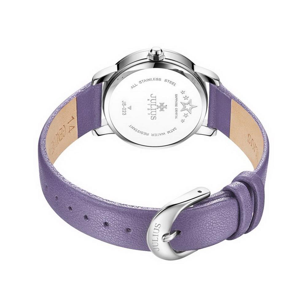 Coach Delancey White Dial Purple Leather Strap Watch for Women - 14502886 Buy Now By Coach