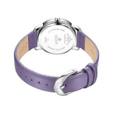 Coach Delancey White Dial Purple Leather Strap Watch for Women - 14502886 Buy Now By Coach