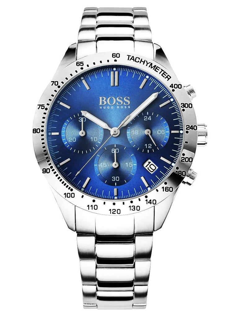 Hugo Boss Talent Blue Dial Silver Steel Strap Watch for Men - 1513582 Buy Now By Hugo Boss