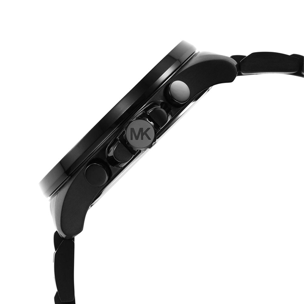 Michael Kors Brecken Chronograph Black Dial Black Steel Strap Watch For Men - MK8858 Buy Now By Michael Kors