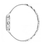 Guess Chelsea Crystals Black Dial Silver Mesh Bracelet Watch For Women - W0647L5 Buy Now By Guess
