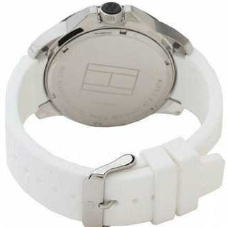 Tommy Hilfiger Sport Black Dial White Rubber Strap Watch for Men - 1790986 Buy Now By Tommy Hilfiger