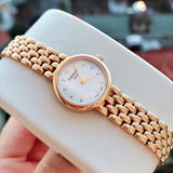 Tissot T Lady Lovely Silver Dial Rose Gold Steel Strap Watch For Women - T058.009.33.031.01 Buy Now By Tissot