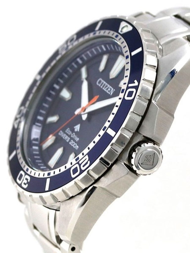 Citizen Promaster Marine Blue Dial Silver Steel Strap Watch For Men - BN0191-80L Buy Now By Citizen
