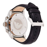Emporio Armani Classic Chronograph Black Dial Black Leather Strap Watch For Men - AR0431 Buy Now By Emporio Armani