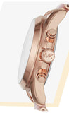 Michael Kors Bradshaw Chronograph Pink Dial Two Tone Steel Strap Watch For Women - MK6830 Buy Now By Michael Kors