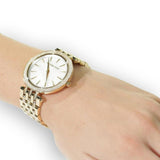 Michael Kors Darci Mother of Pearl Dial Gold Steel Strap Watch for Women - MK3219 Buy Now By Michael Kors