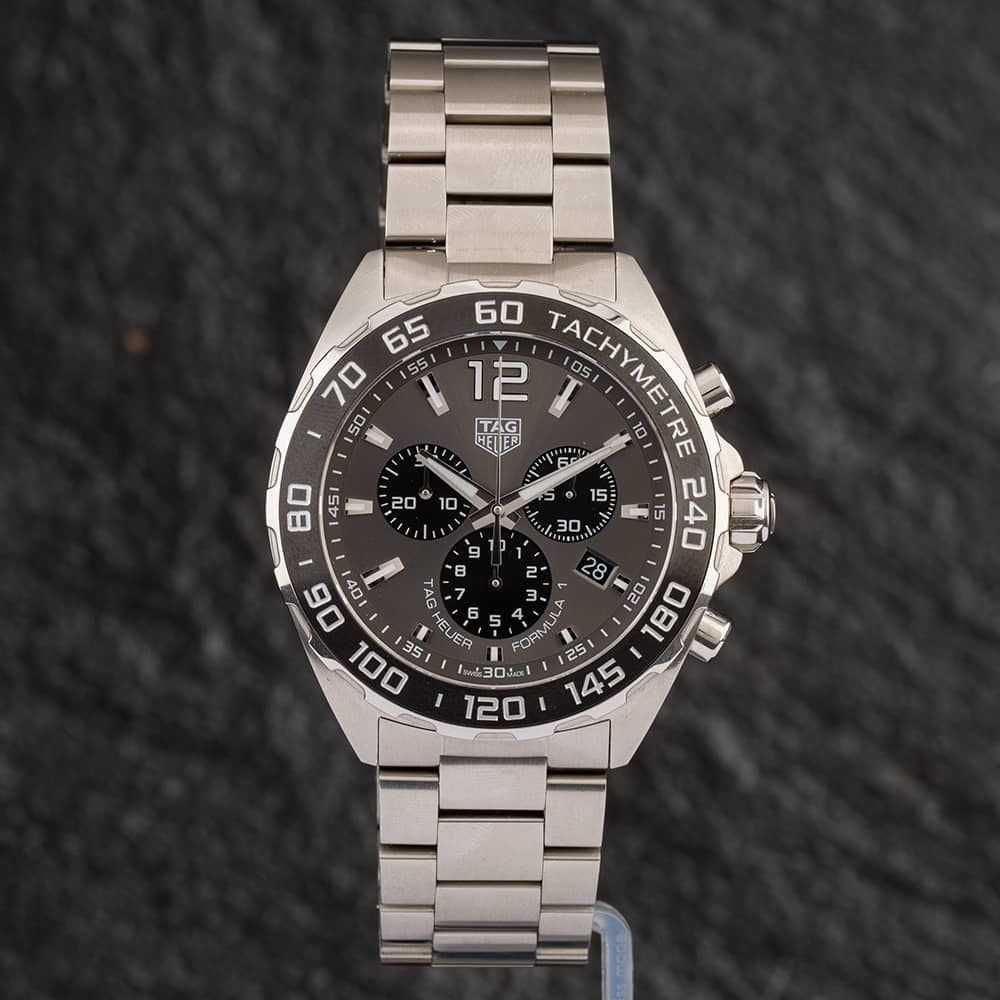 Tag Heuer Formula 1 Anthracite Dial Silver Steel Strap Watch for Men - CAZ1011.BA0842 Buy Now By Tag Heuer