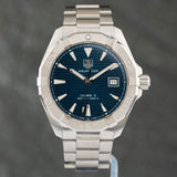 Tag Heuer Aquaracer Automatic Blue Dial Silver Steel Strap Watch for Men - WAY2112.BA0928 Buy Now By Tag Heuer
