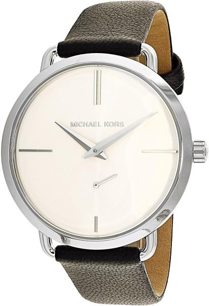 Michael Kors Portia Quartz White Dial Black Leather Strap Watch For Women - MK2658 Buy Now By Michael Kors