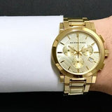Burberry The City Gold Dial Gold Steel Strap Watch for Women - BU9753 Buy Now By Burberry