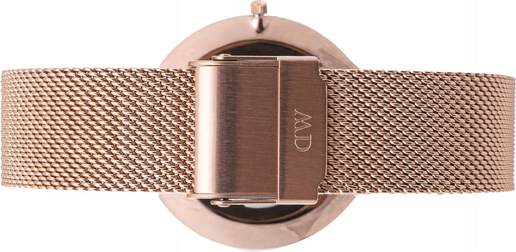 Daniel Wellington Petite Melrose Black Dial Rose Gold Mesh Strap Watch For Women - DW00100303 Buy Now By Daniel Wellington
