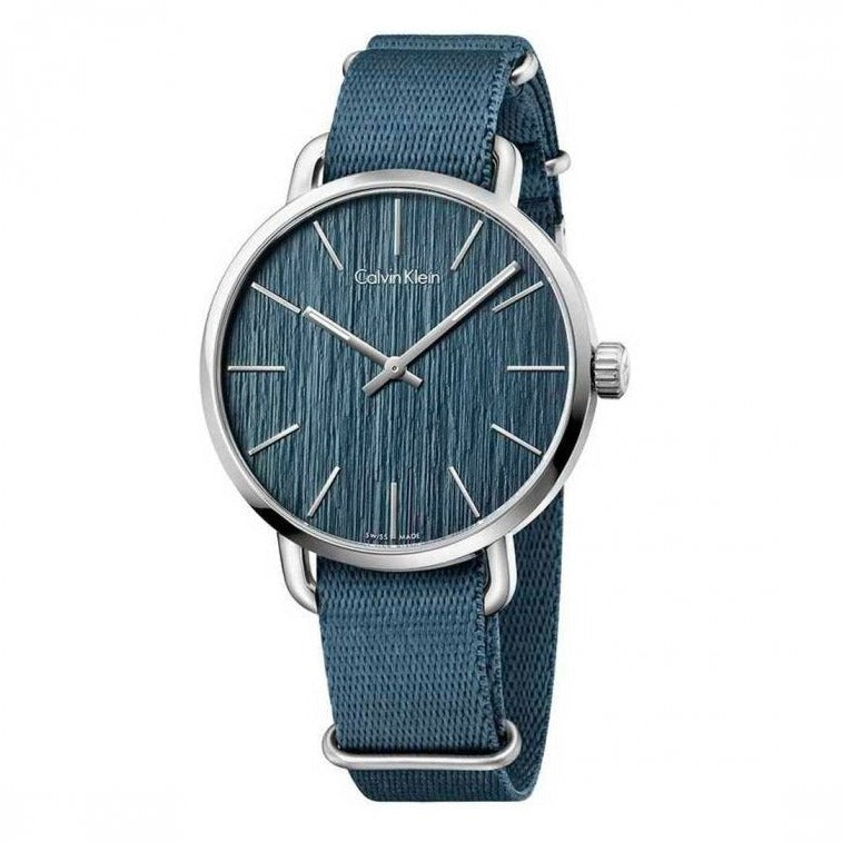 Calvin Klein Even Green Dial Green NATO Strap Watch for Men - K7B211WL Buy Now By Calvin Klein