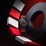 Tissot T Race Chronograph Black Dial Red Rubber Strap Watch For Men - T141.417.37.057.01 Buy Now By Tissot