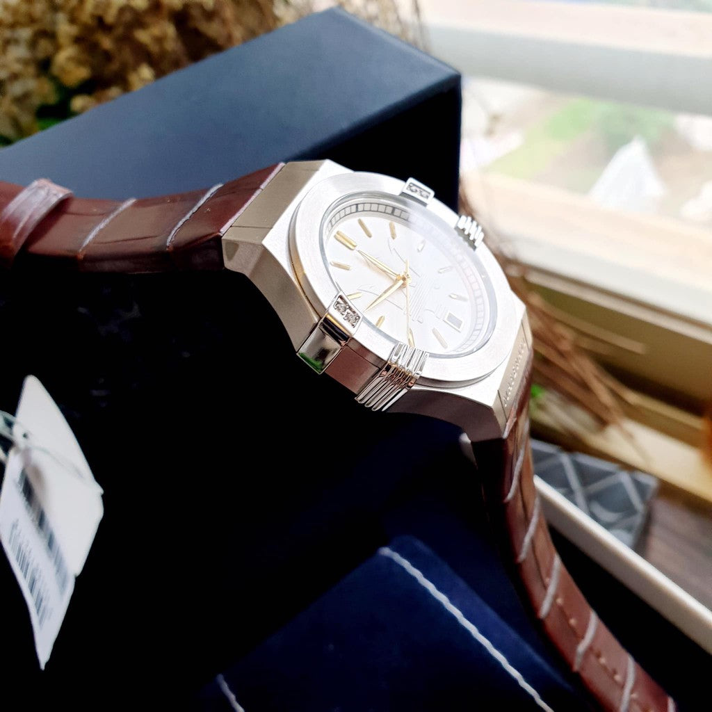 Maserati Potenza Silver Dial Brown Leather Strap Watch For Women - R8851108506 Buy Now By Maserati