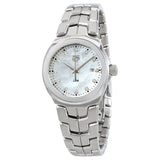 Tag Heuer Link Quartz Diamonds Mother of Pearl Dial Silver Steel Strap Watch for Women - WBC1312.BA0600 Buy Now By Tag Heuer