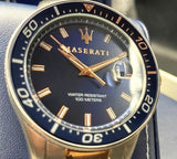 Maserati SFIDA Quartz Blue Dial Stainless Steel 44mm Watch For Men - R8853140003 Buy Now By Maserati