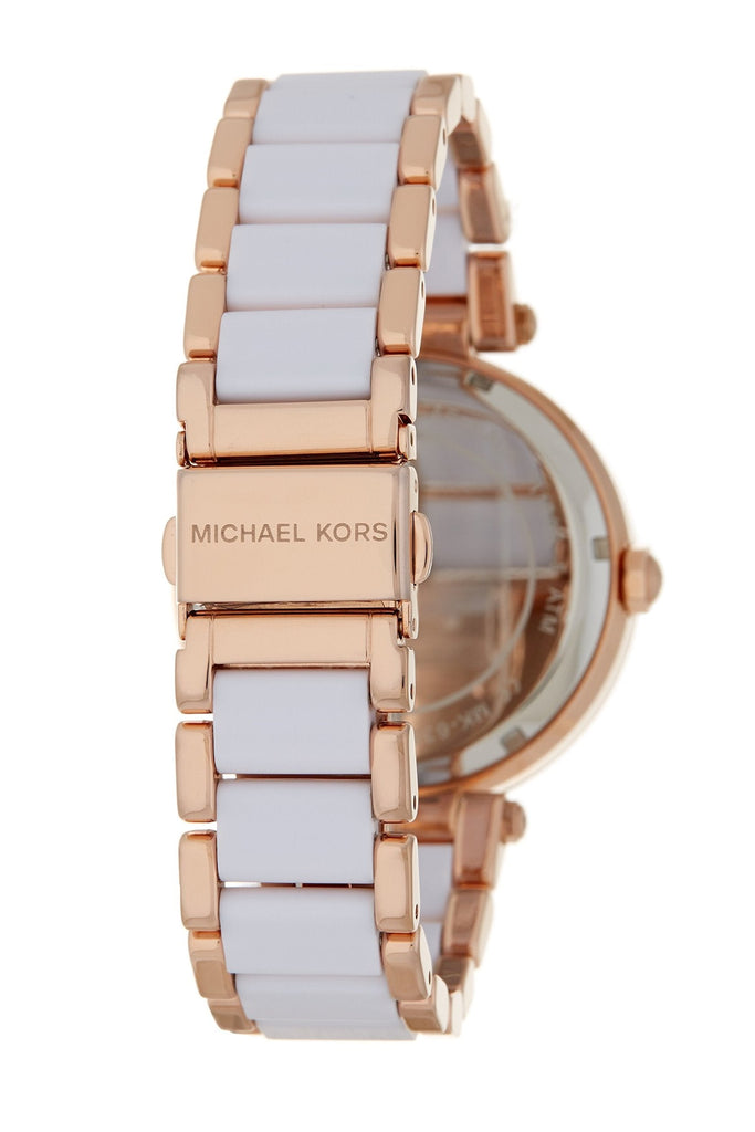 Michael Kors Parker White Dial Two Tone Steel Strap Watch for Women - MK6365 Buy Now By Michael Kors