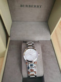 Burberry The City Silver Dial Silver Steel Strap Watch for Women - BU9200 Buy Now By Burberry