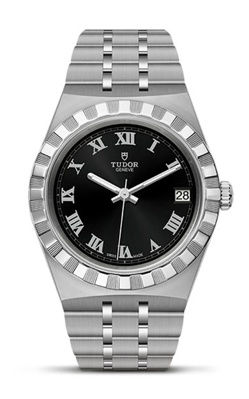 Tudor Royal Automatic Black Dial Silver Steel Strap Watch for Men - M28600-0003 Buy Now By Tudor