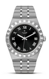 Tudor Royal Automatic Black Dial Silver Steel Strap Watch for Men - M28600-0003 Buy Now By Tudor