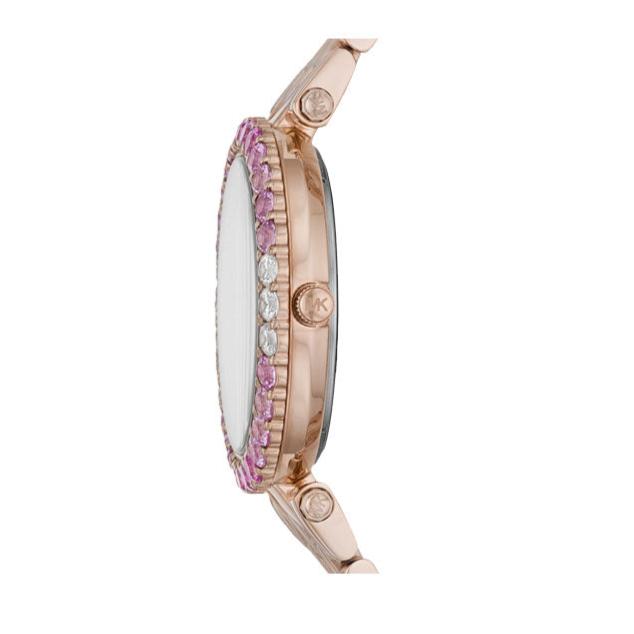 Michael Kors Darci Pave Silver Dial Rose Gold Steel Strap Watch For Women - MK4517 Buy Now By Michael Kors