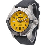 Breitling Avenger Automatic 45 Seawolf Yellow Dial Black Nylon Strap Watch for Men - A17319101I1X1 Buy Now By Breitling