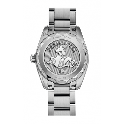 Omega Seamaster Aqua Terra Quartz Diamond Black Dial Silver Steel Strap Watch for Women - 220.10.28.60.51.001 Buy Now By Omega