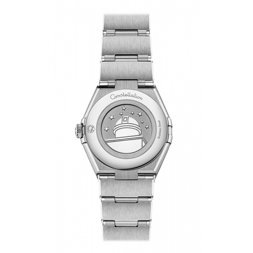 Omega Constellation Manhattan Quartz Diamonds Blue Dial Silver Steel Strap Watch for Women - 131.10.25.60.53.001 Buy Now By Omega