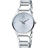 Calvin Klein Stately Silver Dial Silver Steel Strap Watch for Women - K3G2312W Buy Now By Calvin Klein
