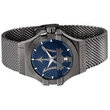 Maserati Potenza Quartz Blue Dial Grey Mesh Bracelet Watch For Men - R8853108005 Buy Now By Maserati