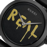 Gucci G Timeless Ghost Black Dial Black Rubber Strap Unisex Watch - YA1264017 Buy Now By Gucci