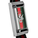 Gucci G Frame Quartz Green & Red Mother of Pearl Dial Multicolor Leather Strap Watch For Women - YA147408 Buy Now By Gucci