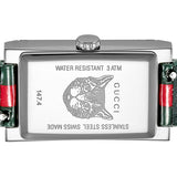 Gucci G Frame Quartz Green & Red Mother of Pearl Dial Multicolor Leather Strap Watch For Women - YA147408 Buy Now By Gucci