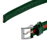 Gucci G Frame Quartz Green & Red Mother of Pearl Dial Multicolor Leather Strap Watch For Women - YA147408 Buy Now By Gucci