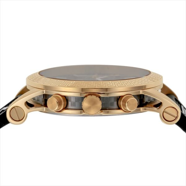 Versace Sports Tech Chronograph Black Dial Black Rubber Strap Watch for Men - VELT00119 Buy Now By Versace