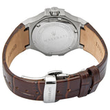 Maserati Potenza Silver Dial Brown Leather Strap Watch For Women - R8851108506 Buy Now By Maserati