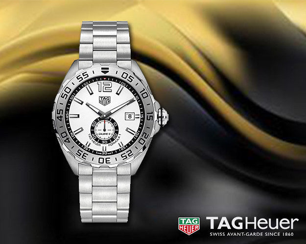 Tag Heuer Formula 1 Calibre 6 Automatic White Dial Silver Steel Strap Watch for Men - WAZ2013.BA0842 Buy Now By Tag Heuer
