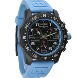 Breitling Endurance Pro Black Dial Light Blue Rubber Strap Watch for Men - X82310281B1S1 Buy Now By Breitling