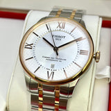 Tissot Chemin des Tourelles Powermatic 80 Helvetic Pride Silver Dial Two Tone Steel Strap Watch for Men - T099.407.22.038.01 Buy Now By Tissot