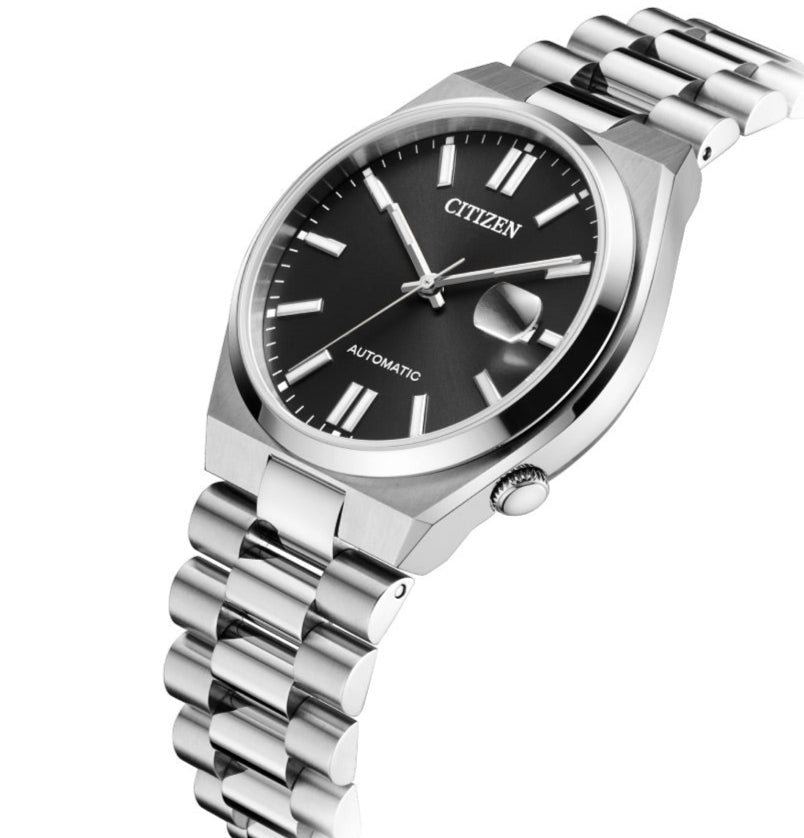 Citizen Tsuyosa Automatic Black Dial Silver Steel Strap Watch For Men - NJ0150-81E Buy Now By Citizen